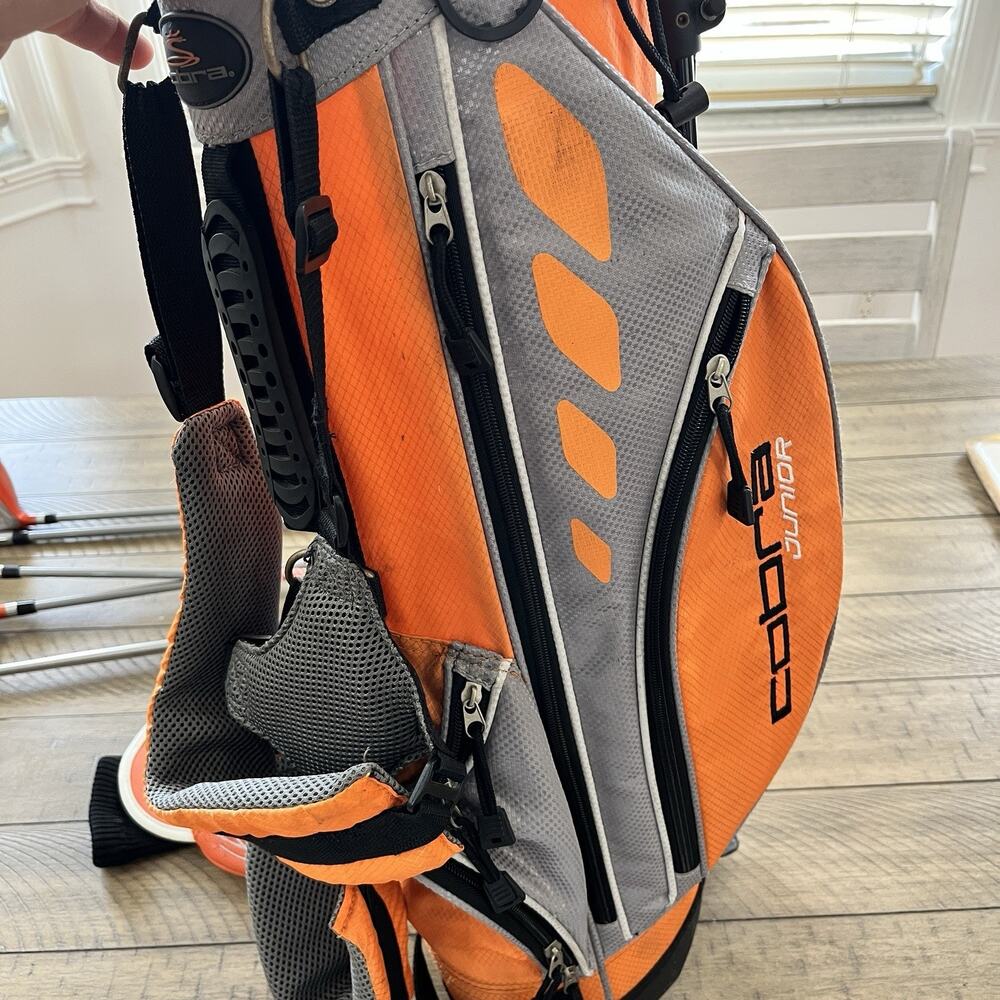 Cobra Go Time Jr Rickie Fowler 5-Club Golf Set Driver Hybrid 9i SW Putter Bag RH - Picture 13 of 15